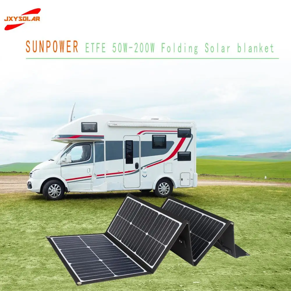 Высокоэффективный Sunpower 20 Вт 300 etfe портативный складной одеяло для солнечной