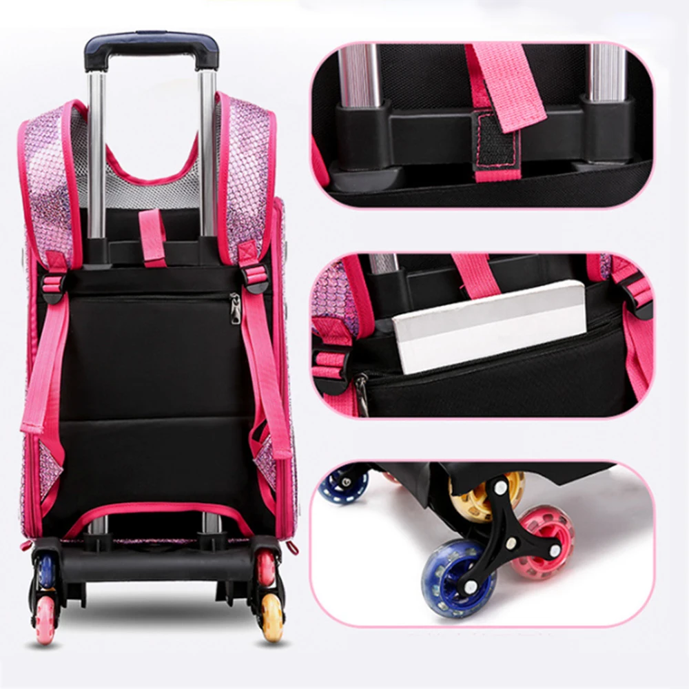 

Dog Cat Carrying Backpack Pet Travel Carrier with Double Wheels for Bag Small Pet Cat carrying