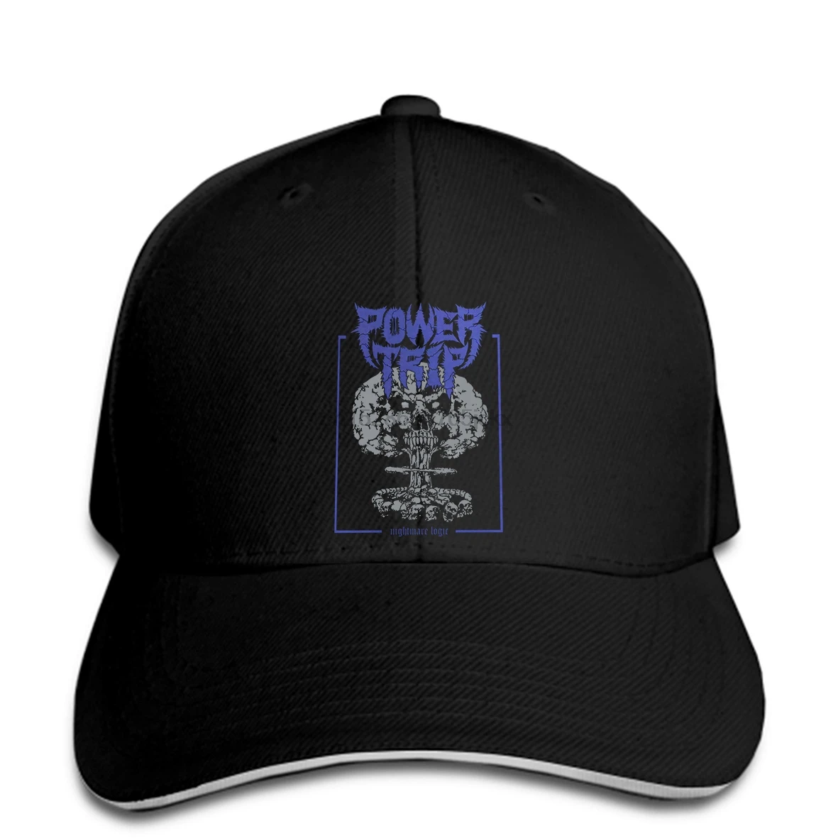 POWER TRIP, лучшая бейсбольная кепка с принтом в виде кошмаров, бейсбольная кепка в стиле хип-хоп, забавная Мужская бейсболка