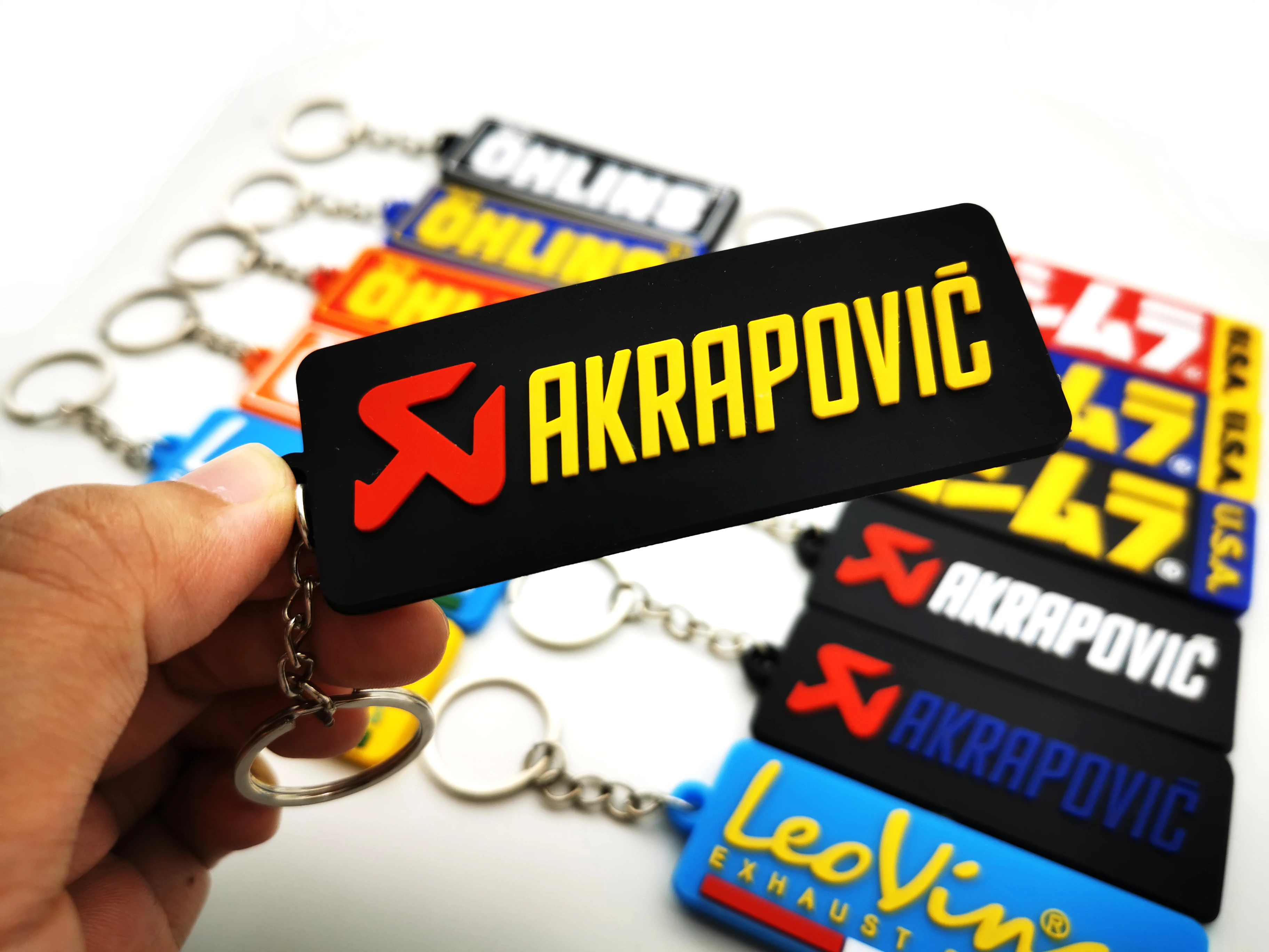 Брелок в виде мотоцикла, крутой персональный брелок для ключей Akrapovic