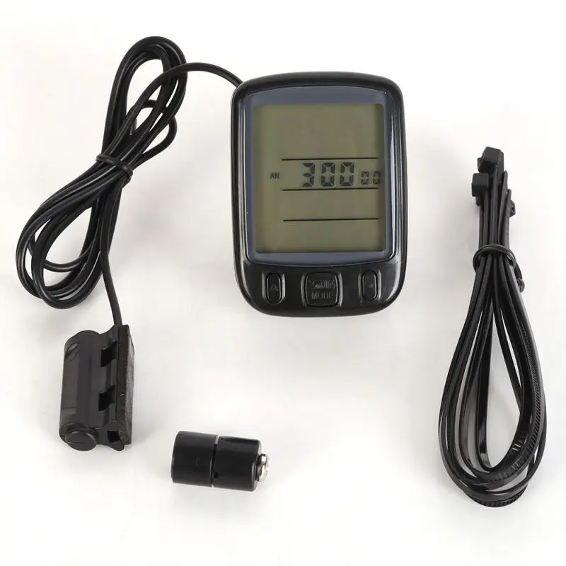 

LCD Backlight Waterproof Sunding Bicycle Computer Multifunction Cycling Computer Bike Speedometer Odometer