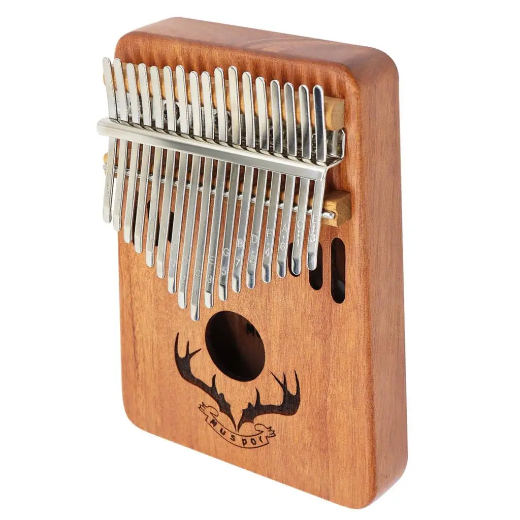 Mahogany Wood 17-Key Kalimba Finger Piano Miniature Gift Hobbyists Supplies Musical Instruments