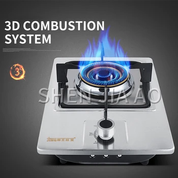 

Built-in Single-burner Dual-use Gas Stove Natural Gas Liquefied Gas Stove Stainless Steel Desktop Fire-concentrating Stove
