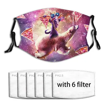 

Pizza Space Cat Outdoor Washable Anti Dust Outdoor Riding Quick-drying Dustproof Keep Warm Mask