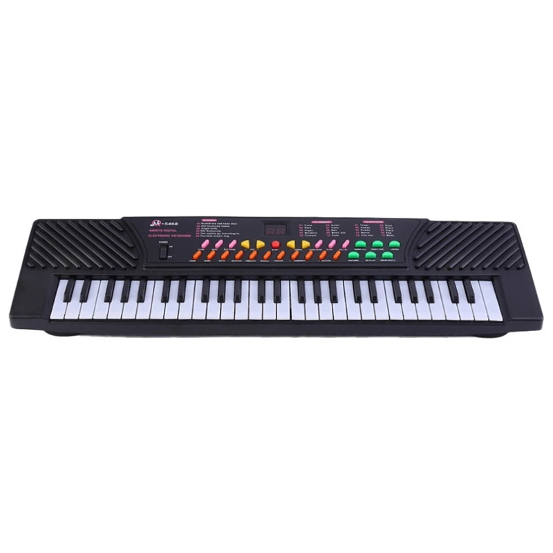 MQ Mq-5468 54 клавишная музыкальная электронная клавиатура пианино со звуковыми эффектами-портативная для детей и начинающих, штепсельная вилка европейского стандарта