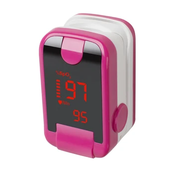 

Rose-red Mini Portable LED Finger Tip Pulse Oximeter Blood Oxygen SpO2 PR Monitor Health Care Device