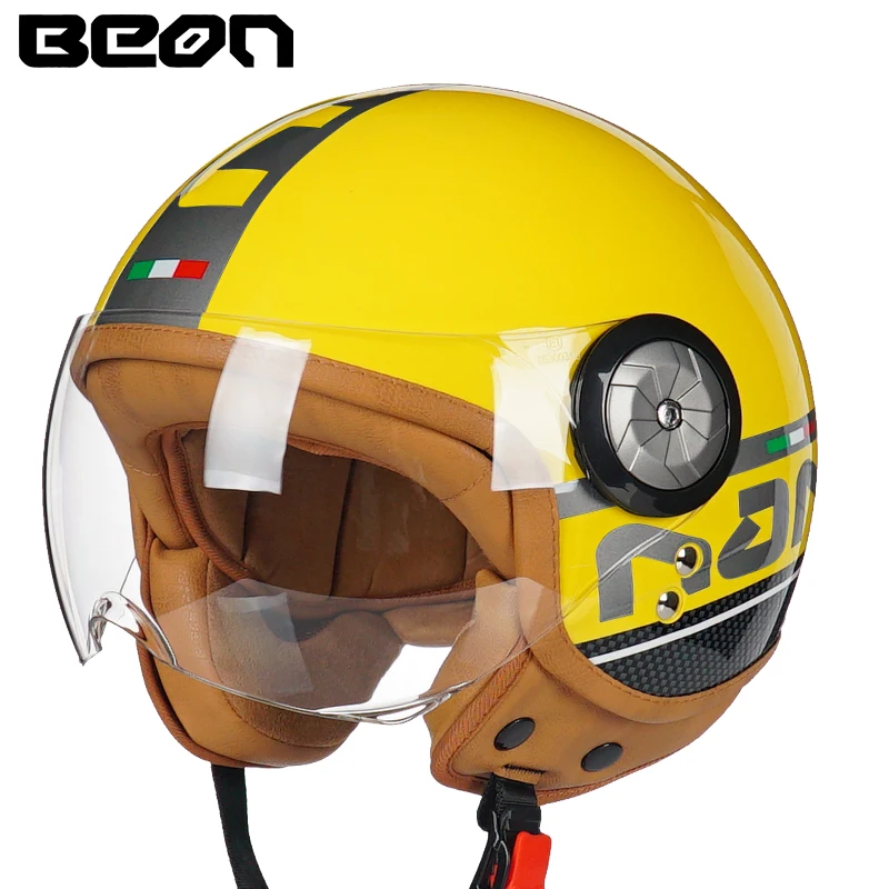 

BEON NANO B110 Classic Retro Helmet Open Face Motorcycle Casco Moto Integrale Vintage Cascosmotorcyclet Capacetest motorcycl