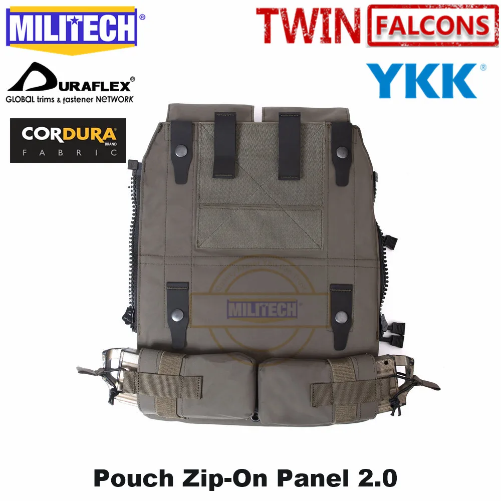 MILITECH Crye CP 2,0 на молнии сумка панель платформа для JPC CPC AVS Военная молния пакет TWINFALCONS TW 500D Delustered Cordura