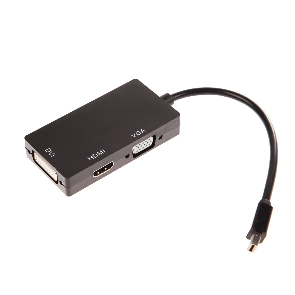 3в1 Mini Displayport DP Thunderbolt to DVI + VGA HDMI адаптер для MacBook Pro| |