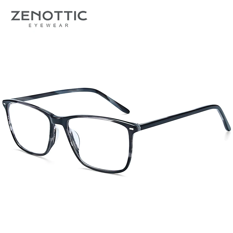Очки ZENOTTIC в ретро стиле для мужчин и женщин оптическая квадратная оправа