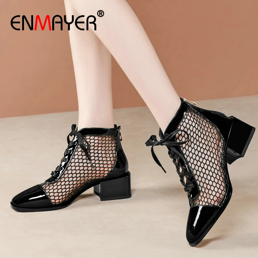 summer lace up boots