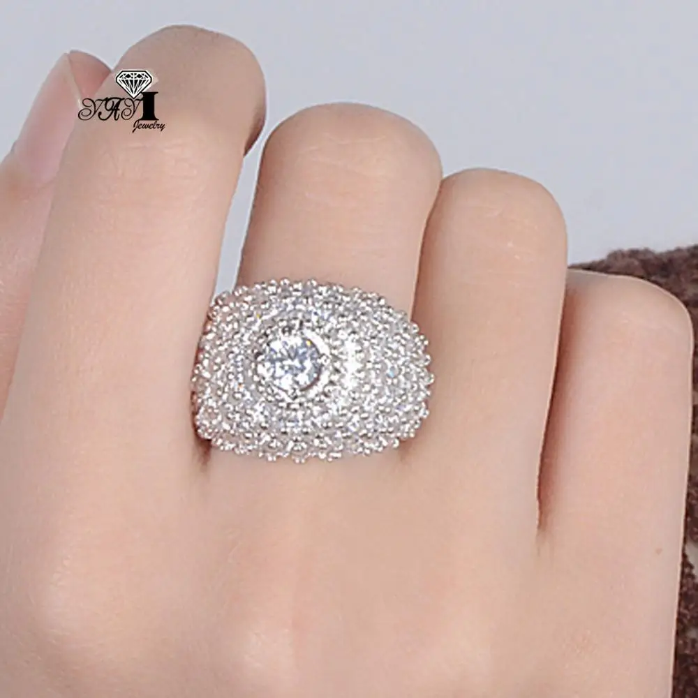 Яйи кольцо с голубым кристаллом 8.9CT белый цирконий серебристый Цвет обручальные кольца Свадебные кольца в форме сердец, бренд кольца рождественские подарки 1322