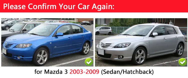 HARBLL для Mazda 3 2003 2009 Axela 2004 2005 2006 2007 2008 седан хэтчбек хромированные дверные ручки