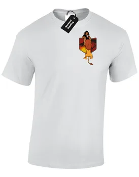 

MUFASA SCAR POCKET MENS T-SHIRT FUNNY LION DESIGN KING RETRO CUTE TOP (COLOUR)
