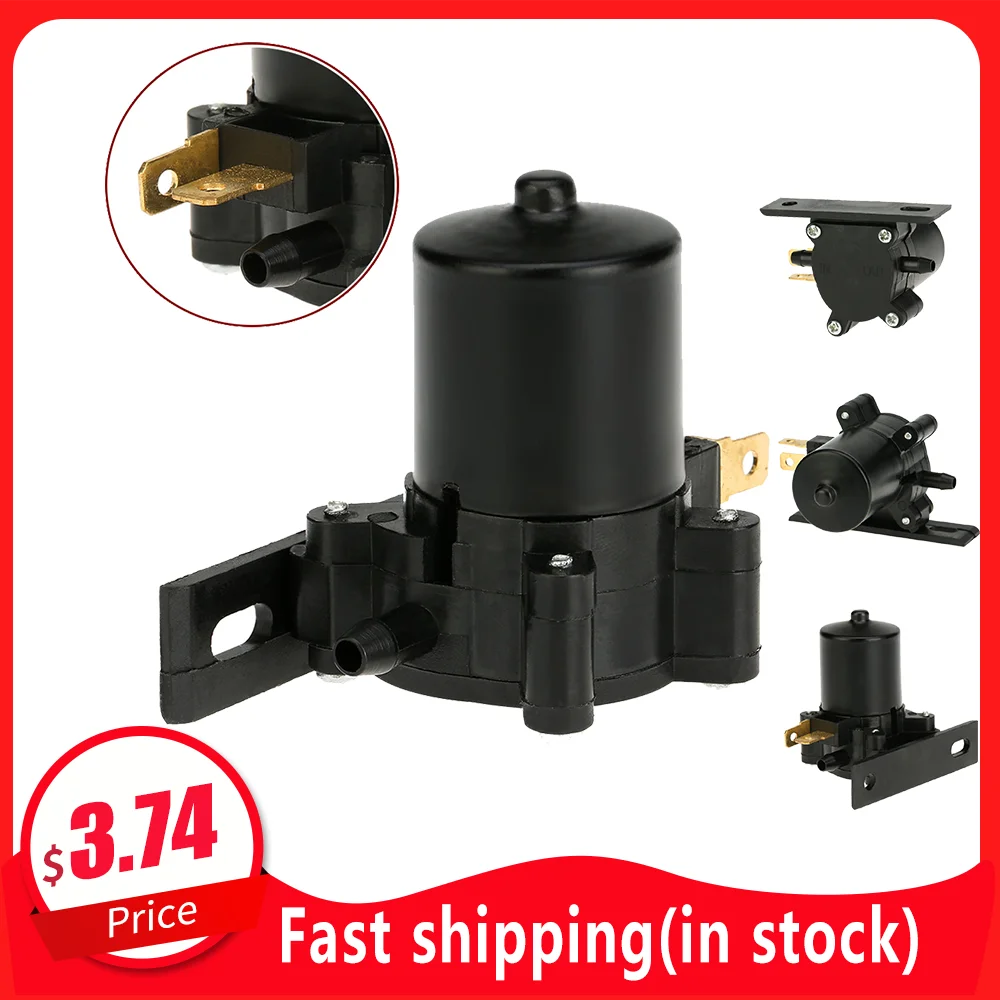 12V Universal Windshield Windscreen Wiper Washer Pump Motor for Car Van
