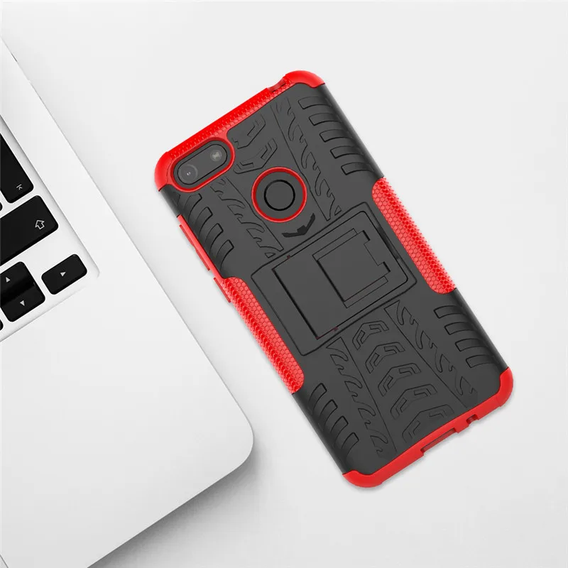 

For Motorola Moto E6 Play Case Hard Armor Rubber Silicone Phone Kickstand Case Cover for Moto E6 Play Cover For Motorola E6 Play