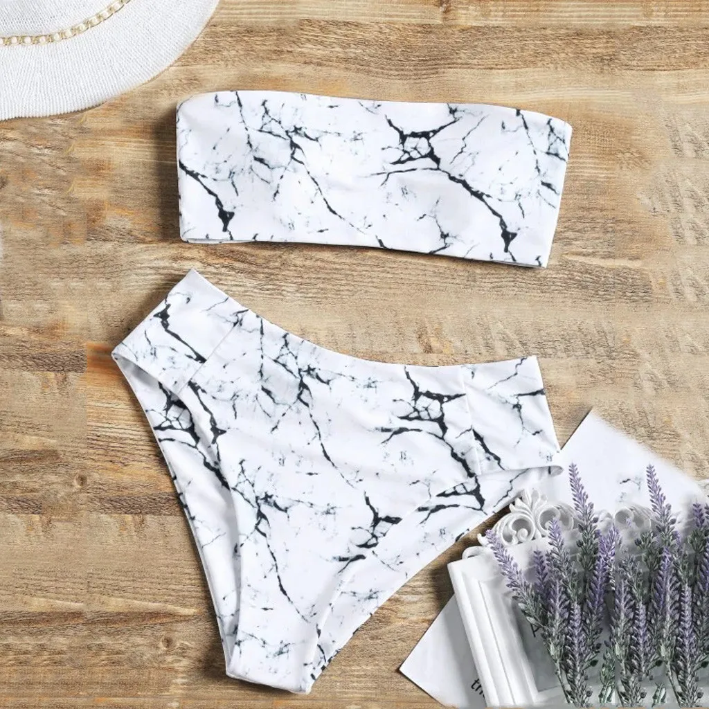 marble bathing suit top
