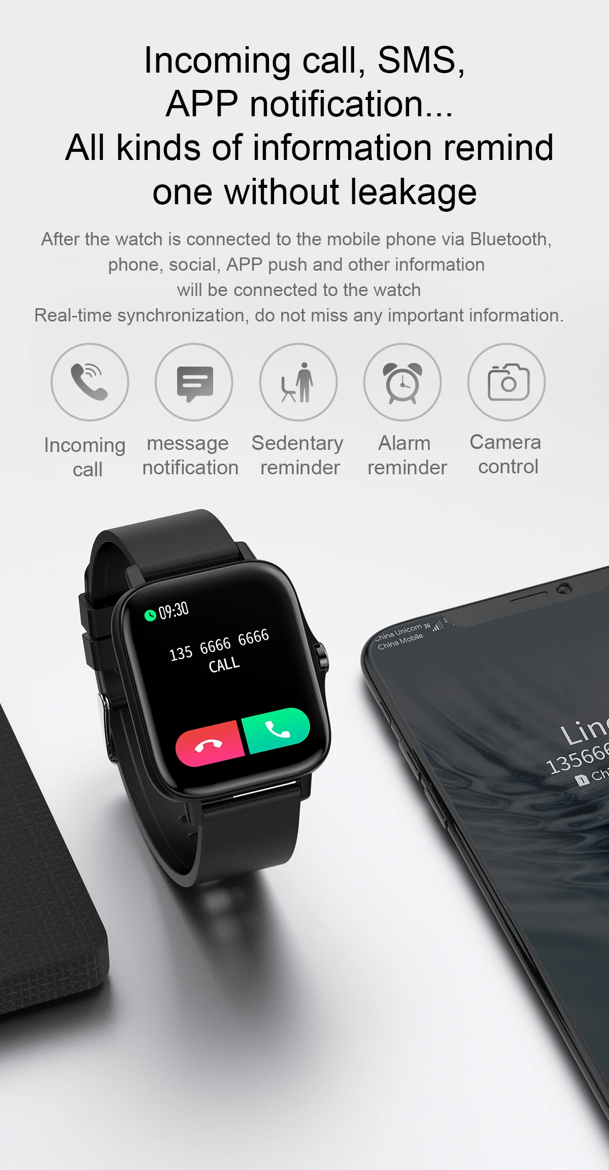 T42 Men Women Smart Watch Bluetooth Call Heart Rate Monitor Waterproof Fitness Tracker Sports Smartwatch For Xiaomi Huawei Phone
