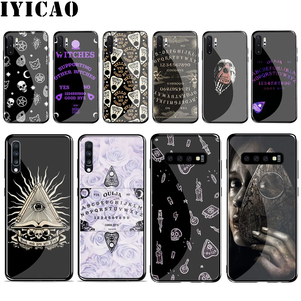 Ouija Board Tempered glass Case for Samsung Galaxy A70 A60 A50 A40 A30 A20 A10 S8 S9 S10 Note 8 9 10 Plus |