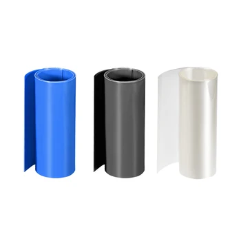

uxcell PVC Heat Shrink Tube 140mm Flat Width Wrap for Dual Layer 18650 1 Meter for Industrial Equipment and Electronics