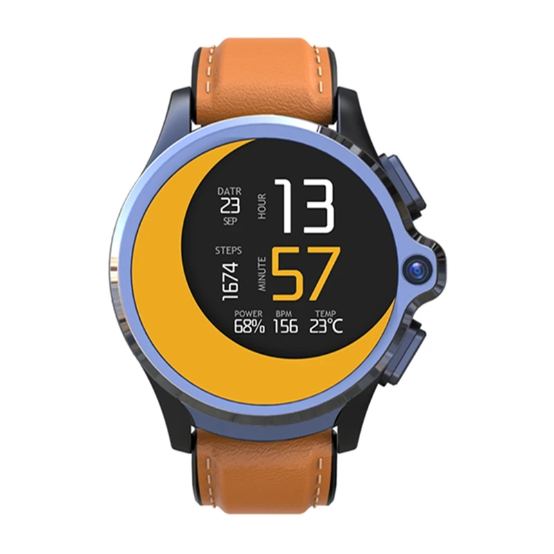 Kospet PRIME 1.6' Face Identify 1260mAh Long Standby 3G+32G Dual Camera 4G-LTE bluetooth Music Vide Photo Smart Watch Phone