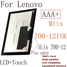 

Original 12’’ for Lenovo MIIX700-12 Miix 700-12ISK (80QL000BUS) Miix 4 LCD Display Touch Screen Digitizer Assembly Replacment