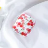 06 Bluetooth наушники чехол для Apple Airpods 1 2 зарядное отверстие дизайн чехол для Air Pods 1 2 Вишневый узор водорастворимые наклейки коробка сумка - Цвет: 06
