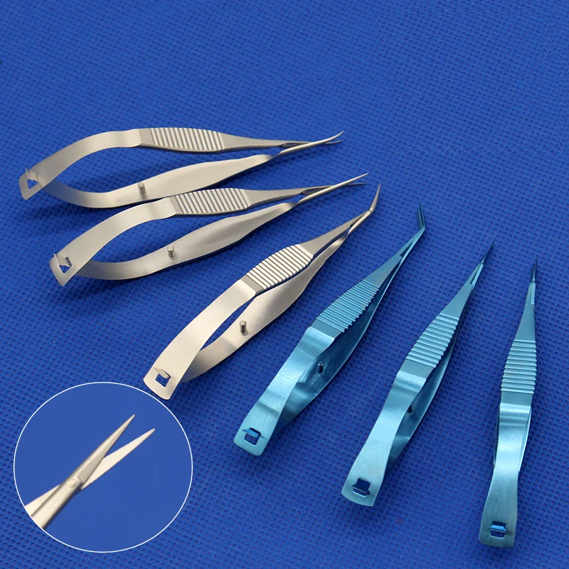 

Titanium alloy Ophthalmic microsurgery Stainless steel scissors animal experiment 8.5cm Venus scissors surgical tools