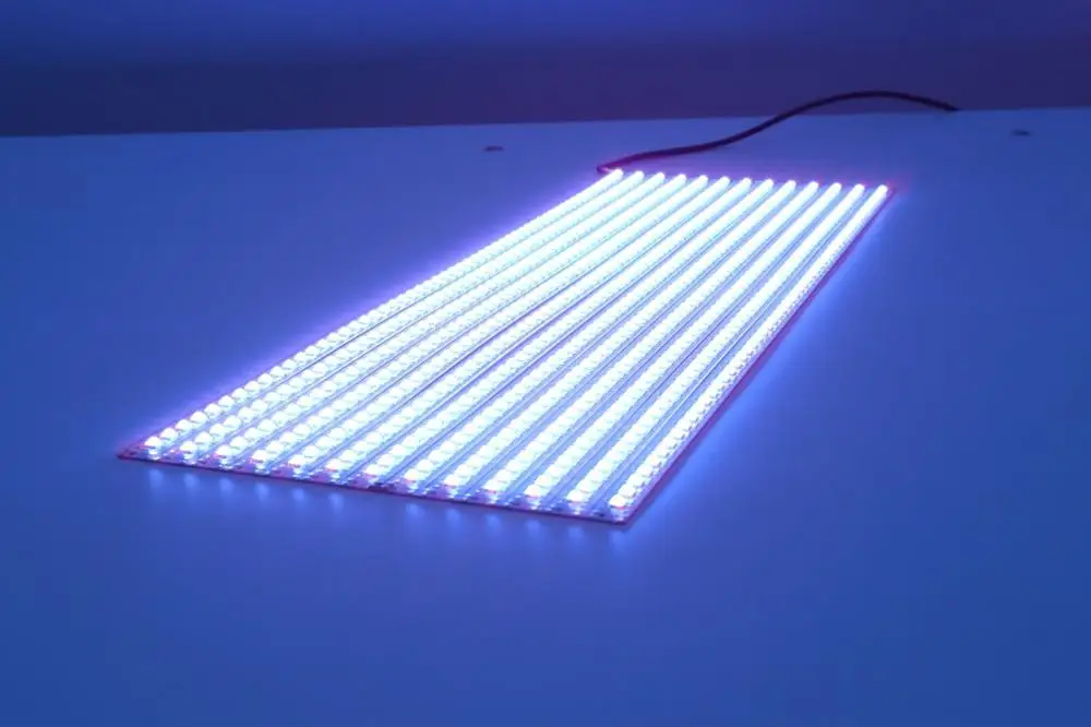 Ballance DC24V 28W 300*13.5*3.5mm 28leds 5050 Ultraviolet Radiation 365NM SMD LED Hard Rigid Strip Fluorescence Test/Exposure
