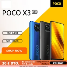 [Vendita Flash prima mondiale disponibile] POCO X3 NFC versione globale Snapdragon 732G Smartphone 64MP fotocamera 5160mAh 33W carica