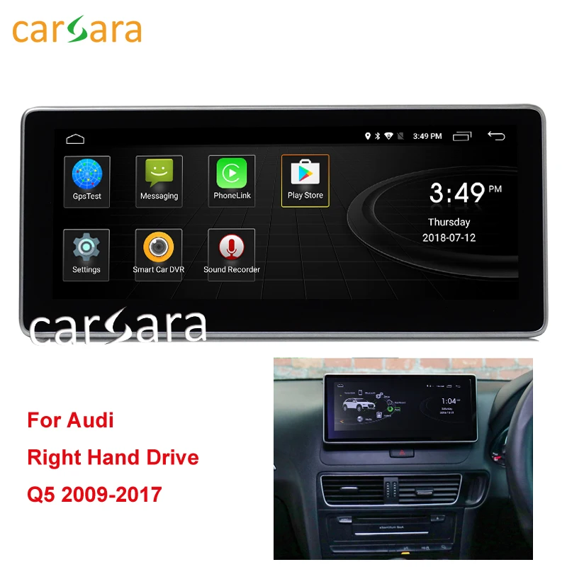 2G RAM 32G ROM головное устройство аудио для RHD Au di Q5 2009 2016 с Audi concert/symphony радио GPS