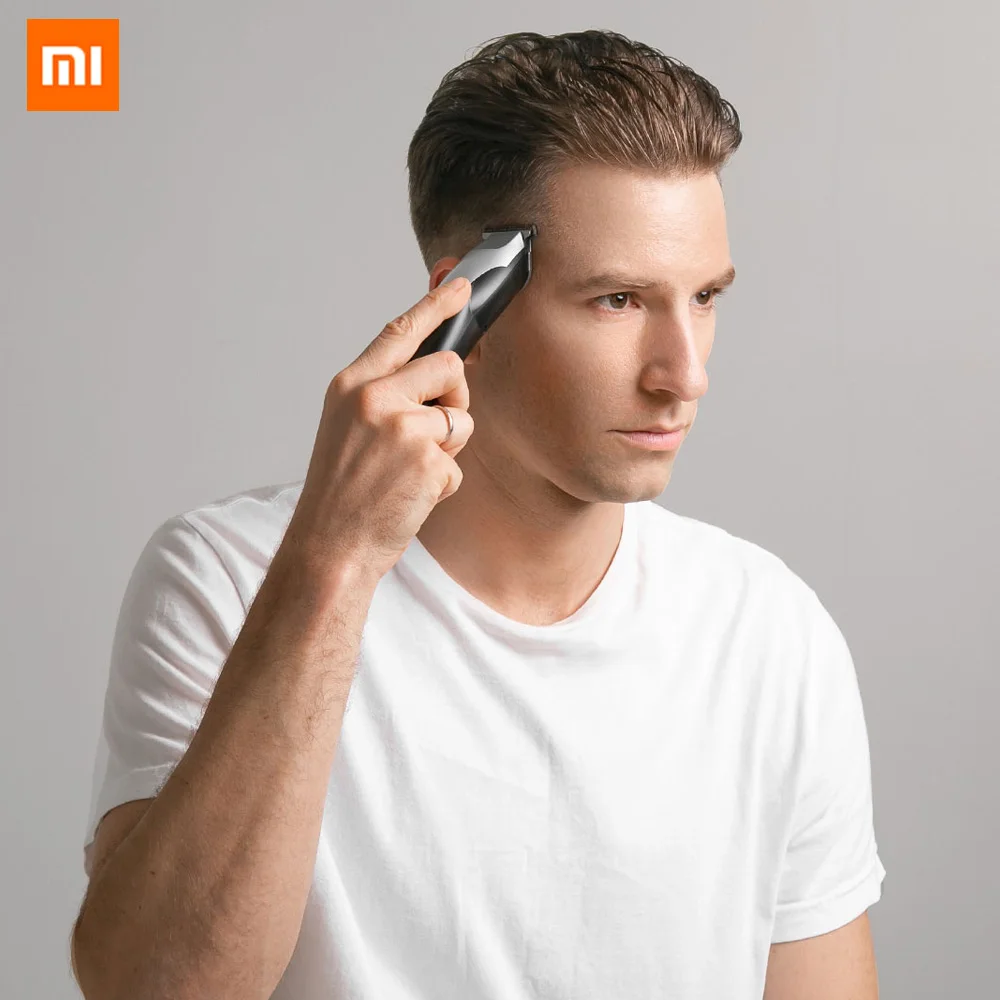 Xiaomi ENCHEN Hummingbird электрическая машинка для стрижки волос usb зарядка с низким уровнем шума триммер для волос с 3 щетками для волос черный для умного домашнего использования