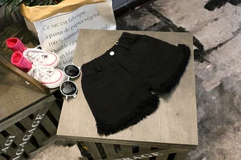 

2020 kids clothes children New Summer Item Girl Fashion Denim Shorts hot shorts Two Colors