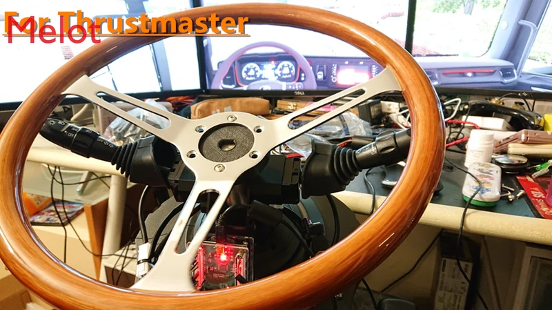 G25 G29 G27 G920 T300RS SIMAGIC for ETS2 ATS Steering Wheel Turn Signal  Headlight Wiper Switch Racing Simulator for Logitech - AliExpress