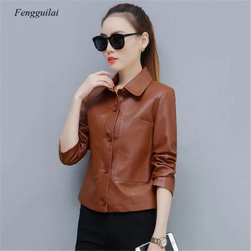 Рисунок 6 - Кожаная куртка женская карамельная