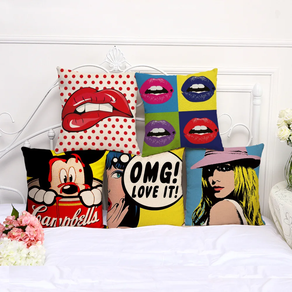 

1 PCS High Quality C1018 Peach skin velvet /cotton sofa pillow cover car waist cushion cover without pillow core