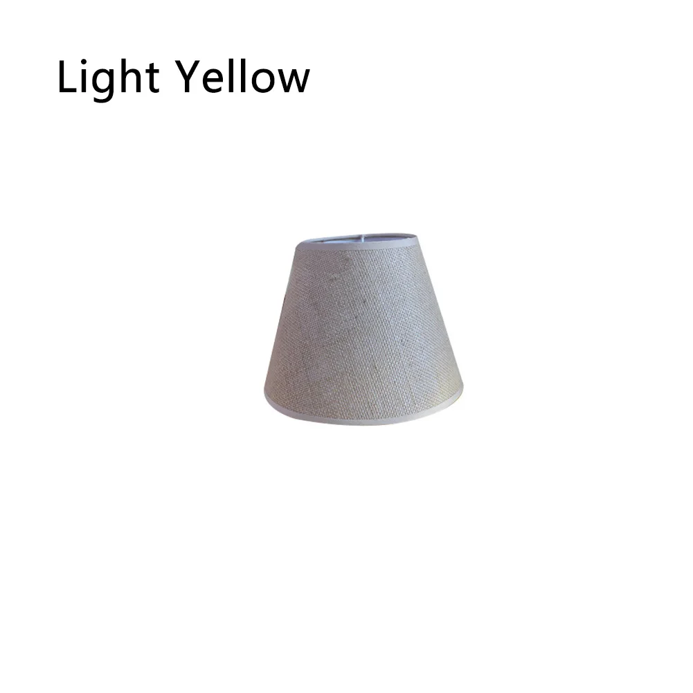 Light Yellow Абажур торшер, покрытие, прочная моющаяся лампа, покрытие, абажур, современный светильник, абажур для настенной лампы, настольные лампы, арт-деко - Цвет корпуса: Light Yellow