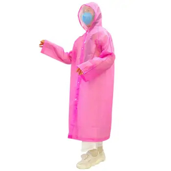 

5pcs Security Protection Clothes EVA Disposable Antibacterial Isolation Suit Protective Clothing Coveralls with Face Cover