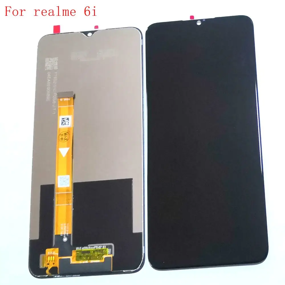 

6,5 "для Realme 6i экран дигитайзер Сенсорное стекло Полный комплект real me 6i ЖК рамка realme 5i