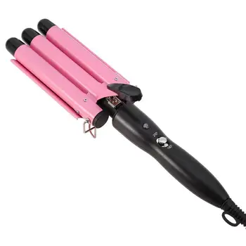 

Automatic Perm Splint Ceramic Hair Curler 3 Barrels Big Wave Hair Curling Iron Hair Waver Crimper Tongs Styling Tools