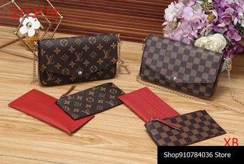 

Luxury Louis Vuitton LV- Leather Handbags Women Bags Designer Brand Women's Shoulder Bags Large Capacity Ladies Hand Bags L107