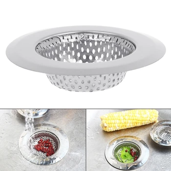 

Stainless Steel Kitchen Sink Strainer Stopper Waste Plug Sink Filter Bathroom Hair Catcher Drains Strainers Kitchen Accessories.