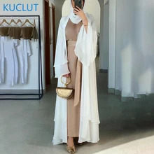 

2022 Ramadan Dubai Abayas For Women Hijab Dress Muslim Open Abaya Fashion Kimono Cardigan Moroccan Caftan Islamic Clothing