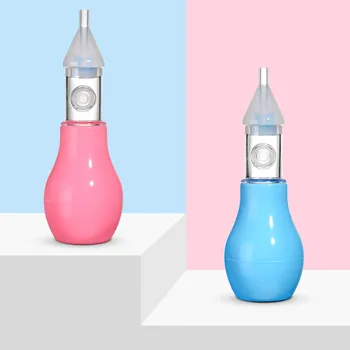 

Baby nasal Cleaner pump type Silicone Newborn cold Mucus Snot Nasal Aspirator Vacuum Sucker Anti-backflow Manual Tool