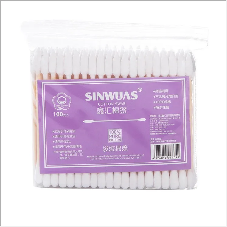 Yooap baby cotton swab Double Head Cotton Swab Women Makeup Cotton Buds Tip For Medical Wood Sticks Nose Ears Cleaning Tools