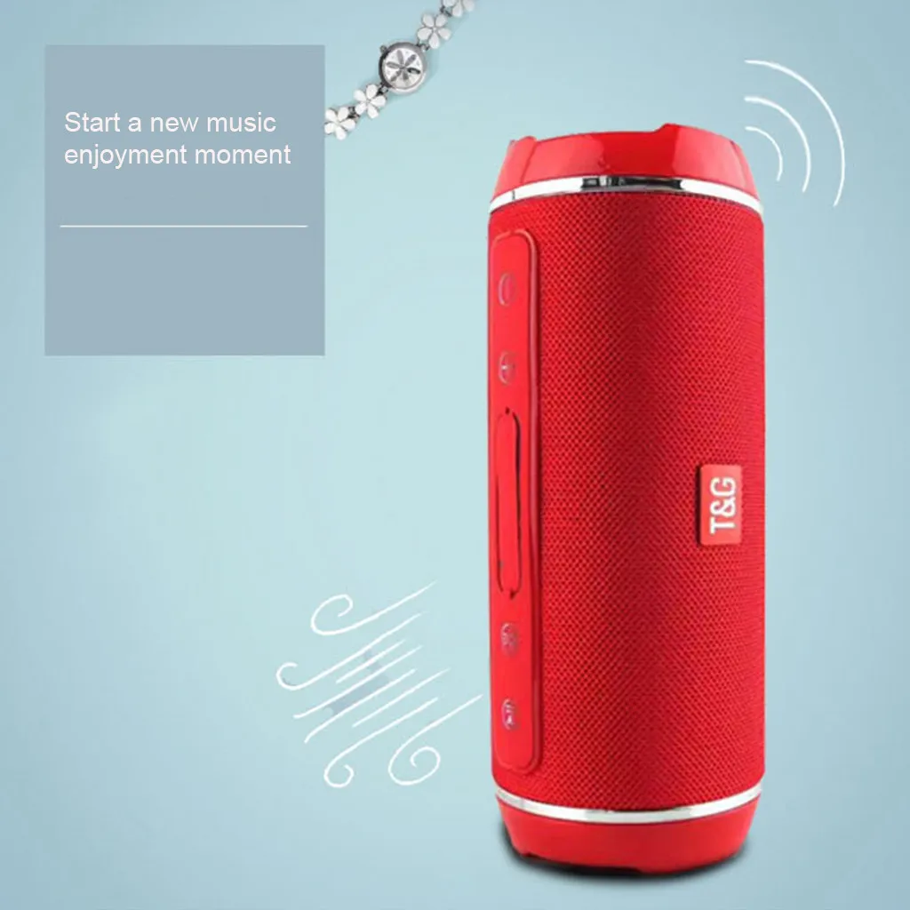 TG116 беспроводной портативный Bluetooth динамик водонепроницаемый радио портативный bluetooth сабвуфер динамик звуковой ящик для мобильного телефона