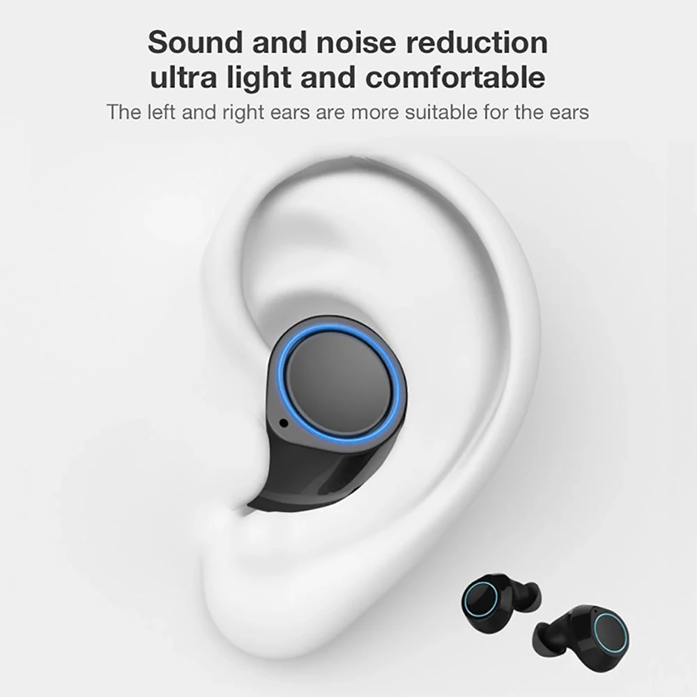 Подключенные всплывающие Беспроводные Bluetooth с сенсорным управлением 5,0 наушники-вкладыши с наушником Bin Touch control Siri с голосом и мелодией звонки наушники