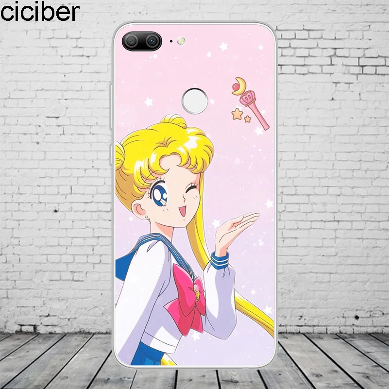 Чехол для телефона ciciber Anime Girl Sailor Moon Honor 10 9 8 Pro Lite X C Play Y 7 6 5 Prime 2017 2018 2019 чехол из