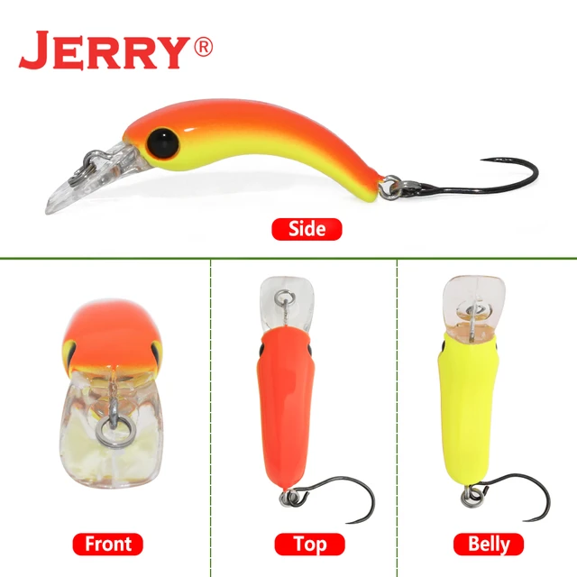 Ocean Wobbler Orange Belly Fishing Lure Big Deep Diving Crank Bait