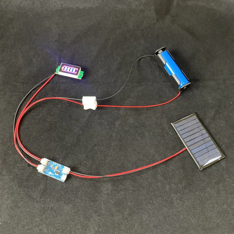 Mini Mono 80*45Mm Pannello Solare 5V 60Ma Per Mini Pannello Solare Mini Caricabatterie Solare Lipo Cn3065 Fai Da Te Kit 1S Portabatterie/Display